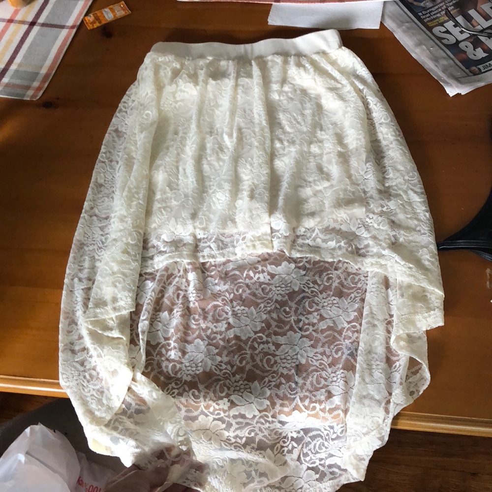 high low skirt